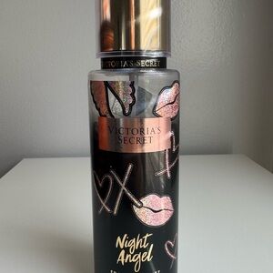 Victoria's Secret Night Angel Mist - Black and Gold with Pink Accents